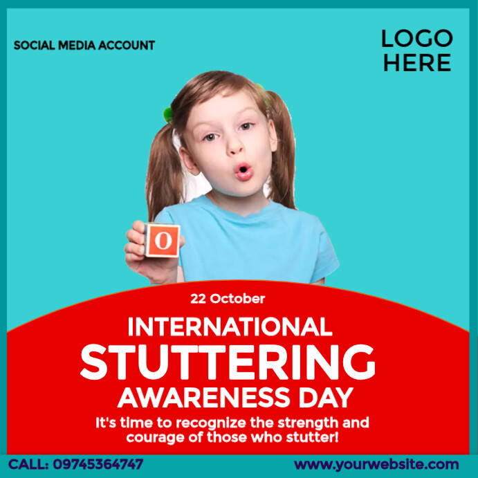 Copy of International Stuttering Awareness Day | PosterMyWall