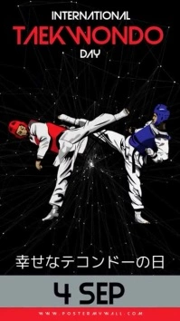 International Taekwondo Day post Instagram Story template