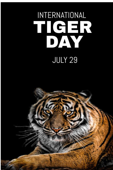 International Tiger Day Template | PosterMyWall