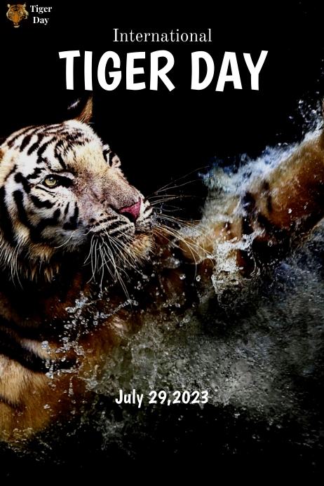 Plantilla de International tiger day | PosterMyWall