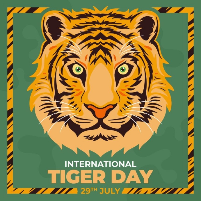 International tiger day Template | PosterMyWall