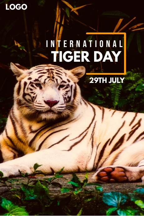 International Tiger Day Poster Template | PosterMyWall
