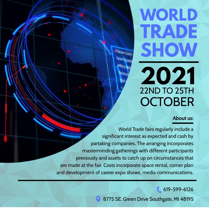 Copy of International Trade Show Advertisement Banner | PosterMyWall