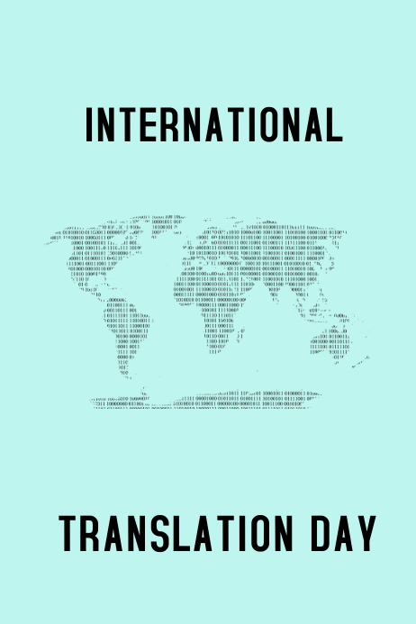 Translasing Poster INTERNATIONAL TRANSLATION DAY Template | PosterMyWall