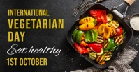 International vegetarian day,event,food Facebook Shared Image template