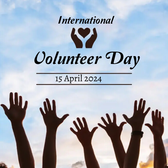 International Volunteers Day online greeting Template | PosterMyWall
