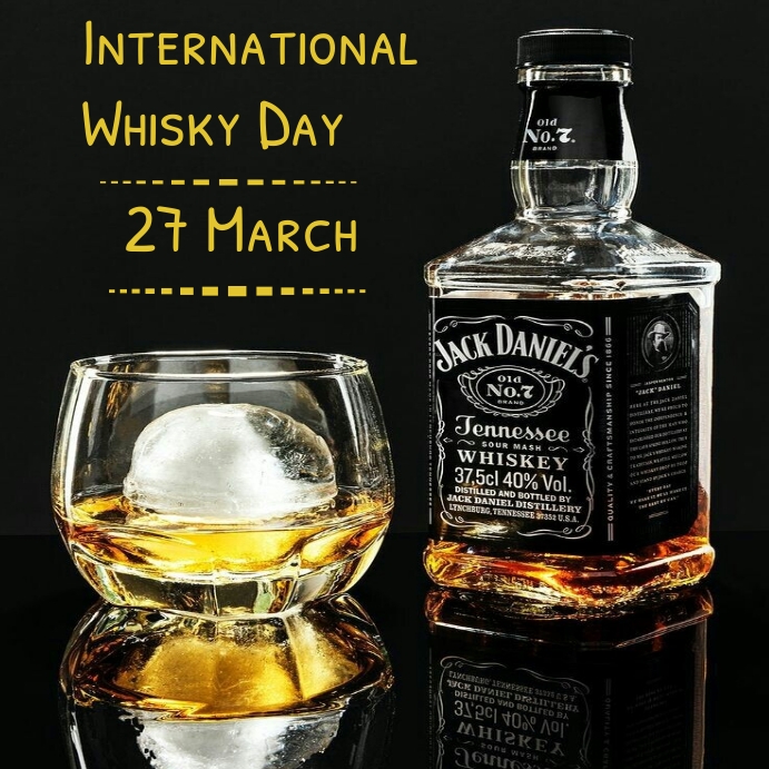 Whiskey Posts International whisky day instagram post Template | PosterMyWall