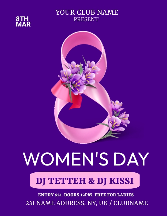 International Woman's Day Flyer Template | PosterMyWall