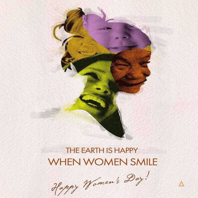 International woman's day instagram post template