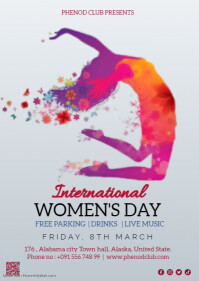 International Women's day 10 A1 template