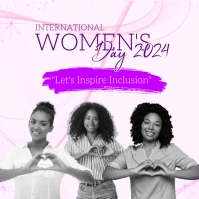 International Women's Day 2024 campaign Post Instagram template