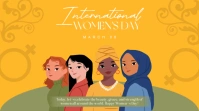 International Women's Day Twitter Plasing template