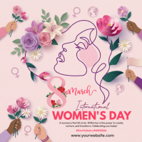 international women's day Instagram Post template