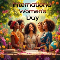 International Women's Day Instagram Post template