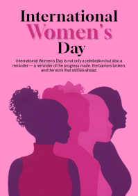 International Women's day A4 template