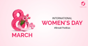 White International Women's Day Gambar Bersama Facebook Template