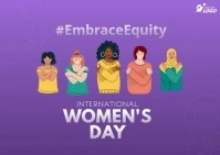 International Women's Day Postal template