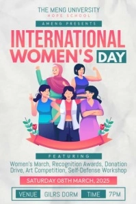 International Women's Day Iphosta template