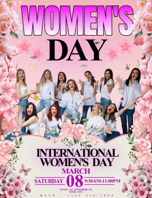 International Women's Day Flyer Template | PosterMyWall