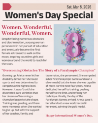 International Women's Day Newsletter Template | Empowering Women's History Story Instagram Portrait