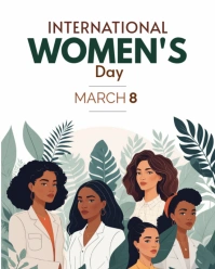 International Women's Day Poster Instagram Post template