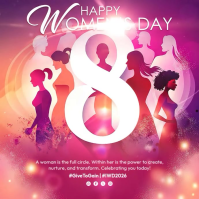 International Women's Day Square (1:1) template