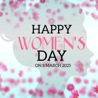 international women's day template Square (1:1)