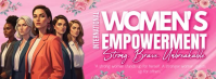 International Women's Empowerment รูปปกบน Facebook template
