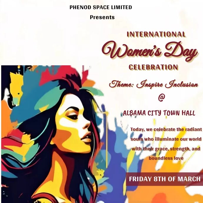 International Women's day 1 Instagram Post template