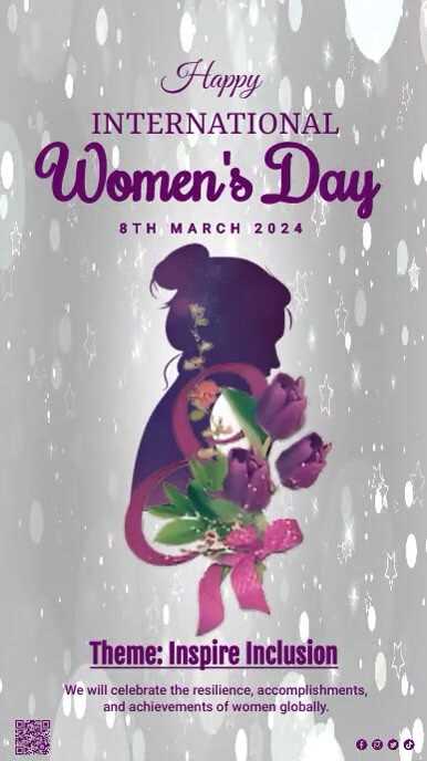 International women's day 8 Instagram Story template
