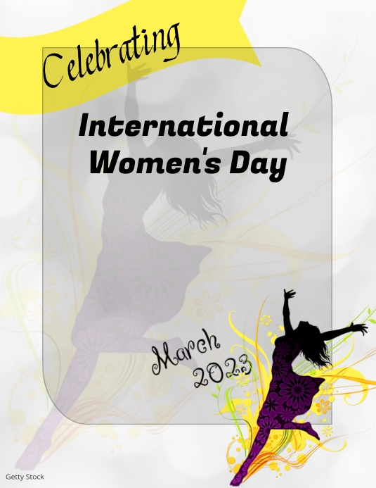 International Women's Day Flyer (US Letter) template