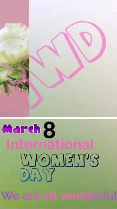 International women's Day Instagram Reel template