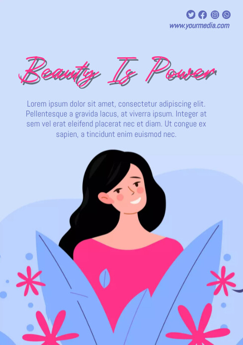 International Women's Day A4 template