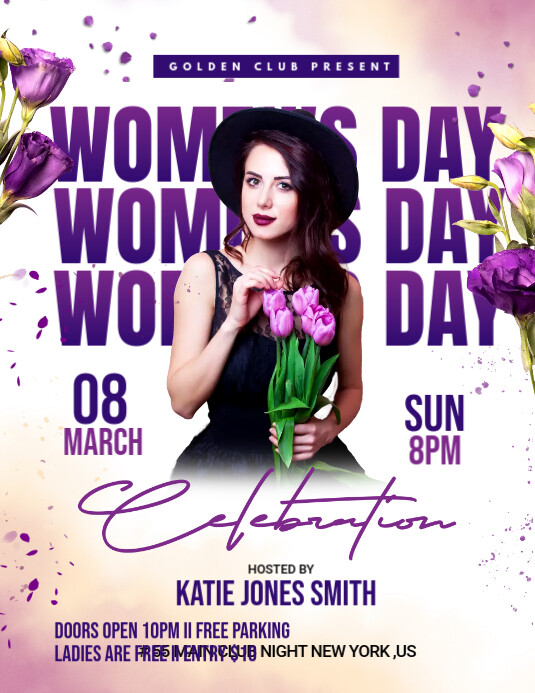 International Women's Day Flyer Templates, | PosterMyWall