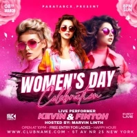 International Women's Day Flyer Templates Square (1:1)