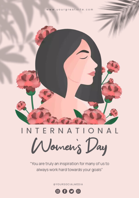 International Women's Day Flyers Template | PosterMyWall