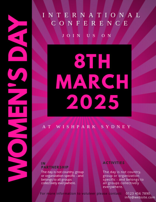 INTERNATIONAL WOMEN�S DAY TEMPLATE PosterMyWall
