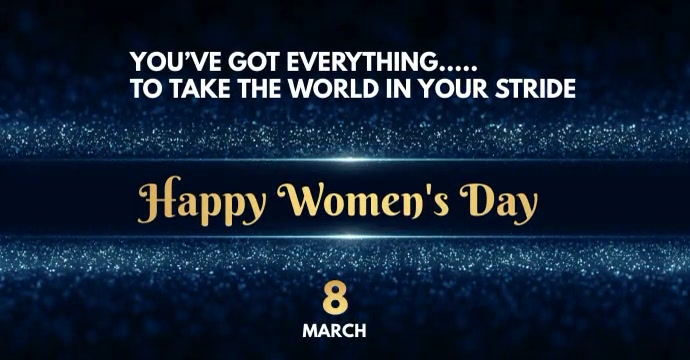 international women's Day Wishes Facebook Ad template