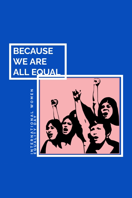 international women's equality day banner template