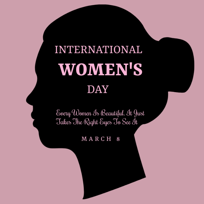 International women day Instagram Post template