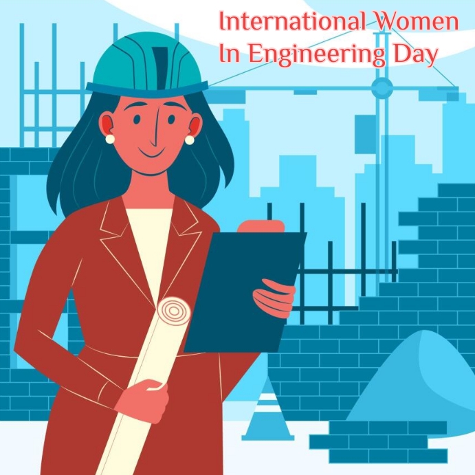 International Women In Engineering Day design Template PosterMyWall