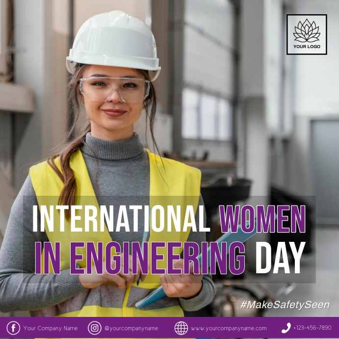 International Women In Engineering Day Template PosterMyWall