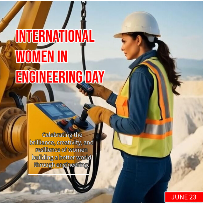 International Women in Engineering Day Iphosti le-Instagram template