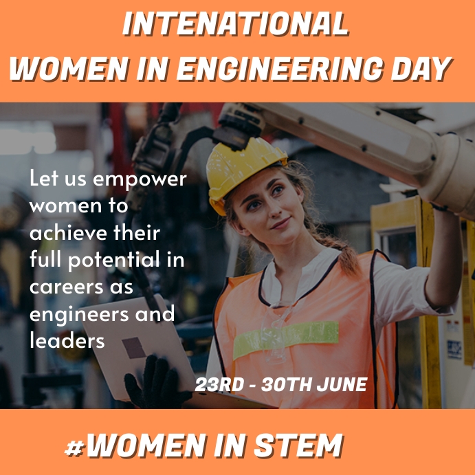 International Women In engineering Template | PosterMyWall
