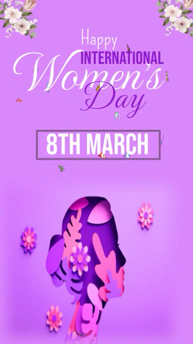 international womens day, womens day post Instagram-Story template