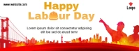 international worker day facebook cover post template