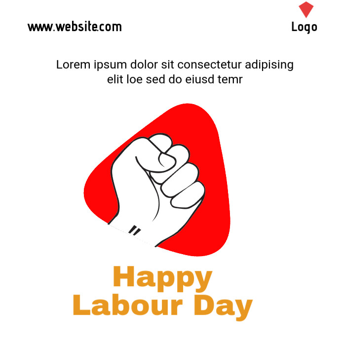 international worker day instragram post template