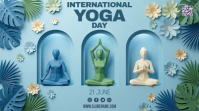 International Yoga Day Digital Display Video Цифровой дисплей (16 : 9) template