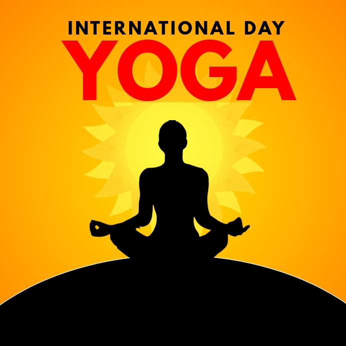 international yoga day instagram post Instagram-bericht template