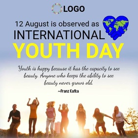 International youth day design template Instagram Post